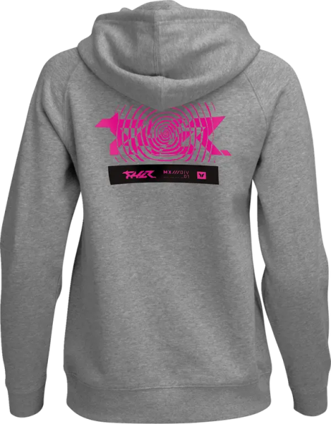 Womens Mind Control Pullover Hoodie Gray -1