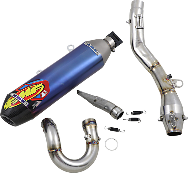 Factory 4.1 Rct Exhaust System Anodized Blue -0