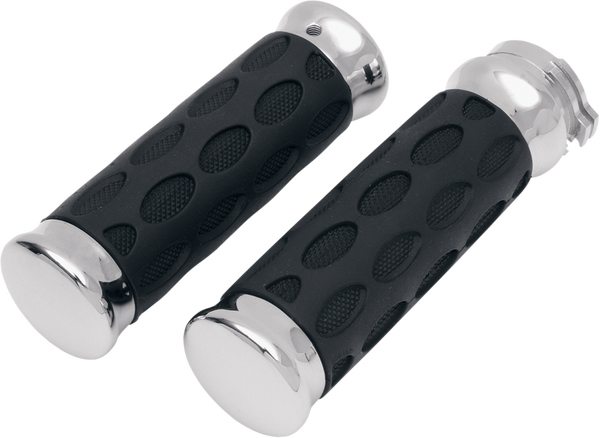 Custom Rubber Grips Black, 3, nordicamoto.ro