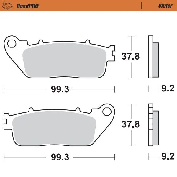 Roadpro Sinder Brake Pad Rear-0