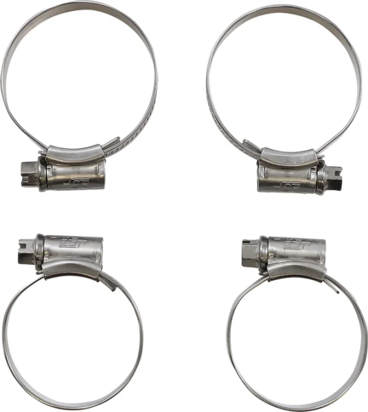 Set de cleme pentru radiator, argintiu, 2, nordicamoto.ro