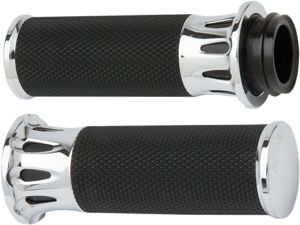 Fusion Deep Cut Grips Black, 1, nordicamoto.ro