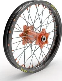 Jantă Elite Mx-en, spițe argintii, negru, portocaliu, argintiu, 1, nordicamoto.ro