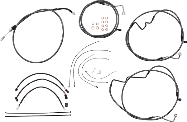 Karbonfibr Designer Handlebar Installation Kit Silver, 4, nordicamoto.ro
