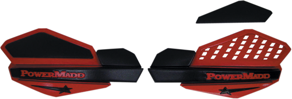 Star Series Handguards Black, Red, 2, nordicamoto.ro