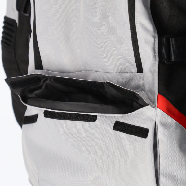 Geaca Dama Acerbis CE X-Rover Gri/Rosu XS, 15, nordicamoto.ro