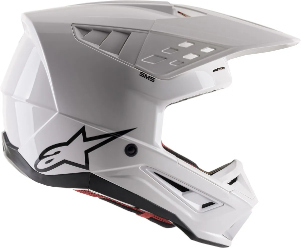 Casca Alpinestars Supertech M5 Solid White Glossy-2