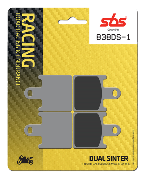 Ds Racing Dual Sintered Brake Pads, 1, nordicamoto.ro
