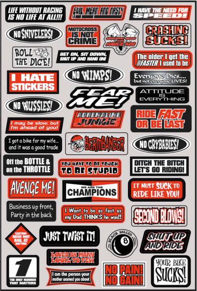 Sponsor Sticker Kit Multi, 5, nordicamoto.ro