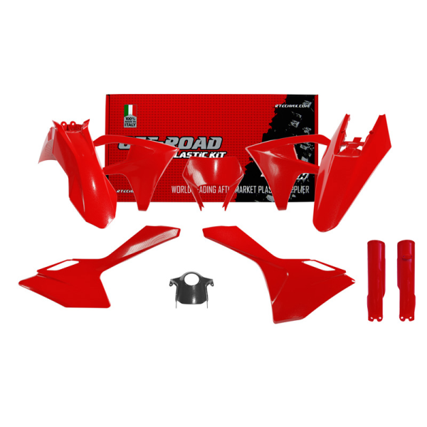 Kit plastice RACETECH Gas-Gas EC/EC-F 24-26 (7 BUC) Rosu