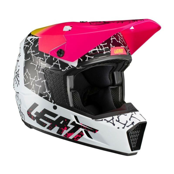 Casca Leatt 3.5 V21.2 Skull Black/Pink/White XL, 1, nordicamoto.ro