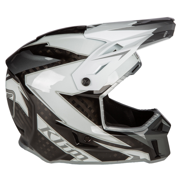 Casca Klim F3 Carbon Off-Road ECE LIGHTNING WHITE-4