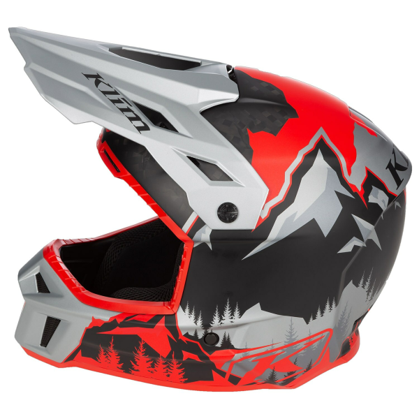 Casca Snowmobil Klim F3 Carbon ECE Wraith-54