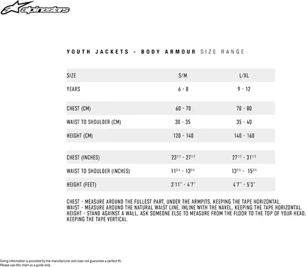 Armura copii Alpinestars Bionic Plus Black/Fluorescent Yellow-0