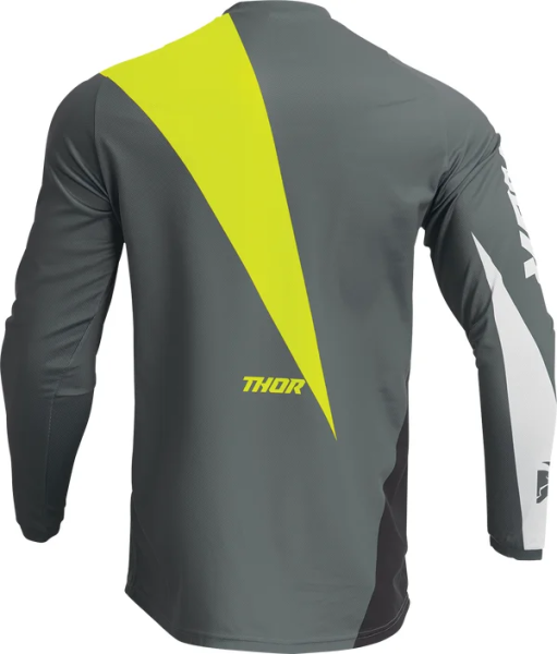 Tricou Thor Sector Edge Acid/Gray 3XL, 2, nordicamoto.ro