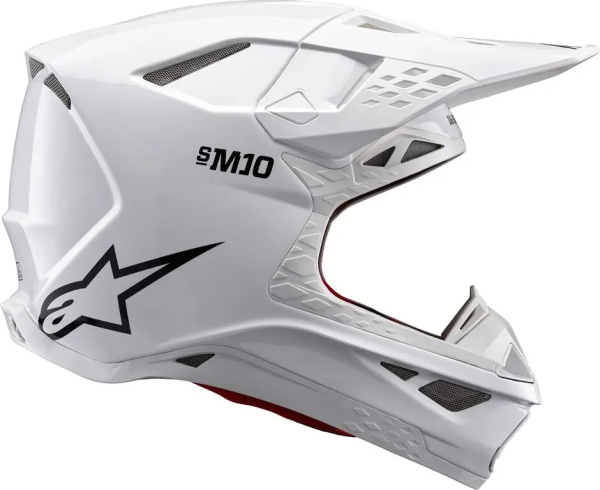 Casca Alpinestars Supertech M10 Solid Mx White-3