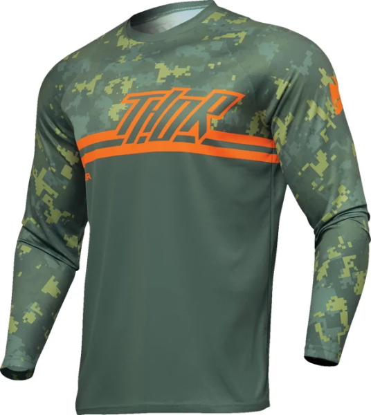 Tricou Copii Thor Sector Digi Green S, 1, nordicamoto.ro