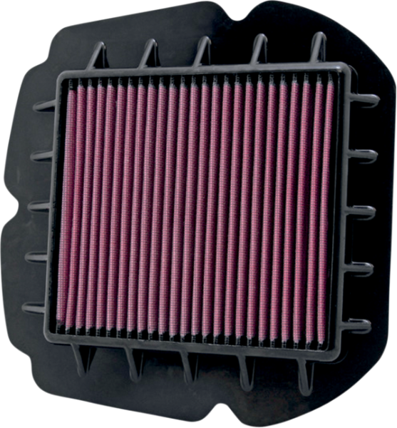 High-flow Air Filter Black, Red, 1, nordicamoto.ro