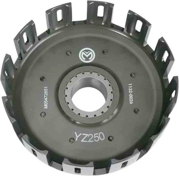 MOOSE RACING Billet Clutch Basket With Kickstart Gear Anodized, 1, nordicamoto.ro