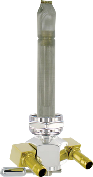 Power-flo Dual Outlet Reserve Fuel Valve Silver, 2, nordicamoto.ro