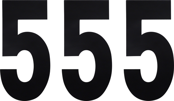 Standard Numbers Black, 3, nordicamoto.ro