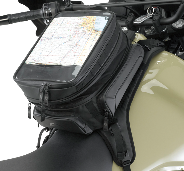 MOOSE RACING Adv1 Tank Bag Black -0