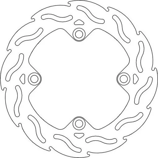 Flame Series Rotor Rear Stainless Steel