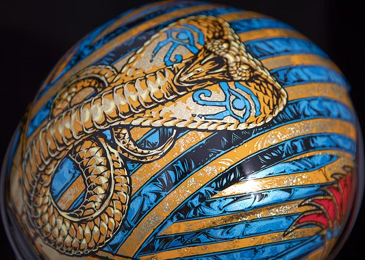 Airform Pharaoh Helmet Multi, Gold L, 6, nordicamoto.ro