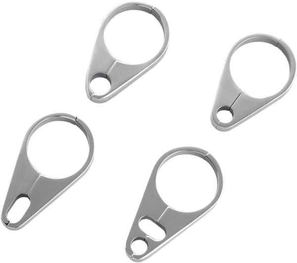 Billet Cable And Brake Line Guide Silver, 2, nordicamoto.ro