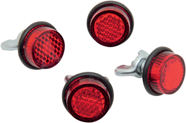 License Plate Reflectors Red, 1, nordicamoto.ro