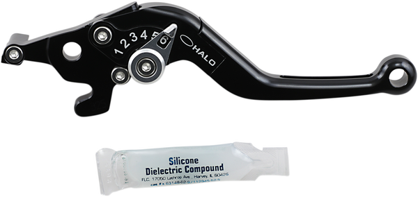 Halo Adjustable & Folding Brake Lever Black, 1, nordicamoto.ro