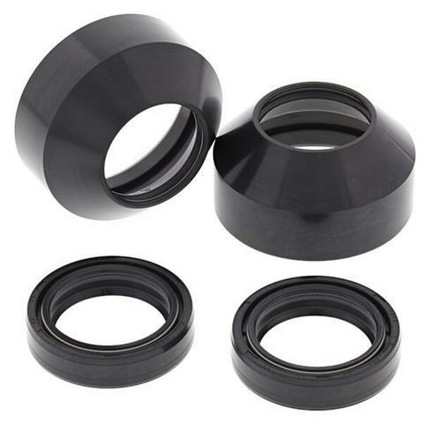 Set garnitură de ulei/garnitură antipraf pentru furcă, negru, 1, nordicamoto.ro