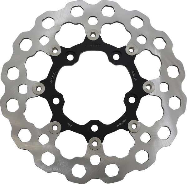 Cubiq Brake Rotor Black, Chrome, 1, nordicamoto.ro