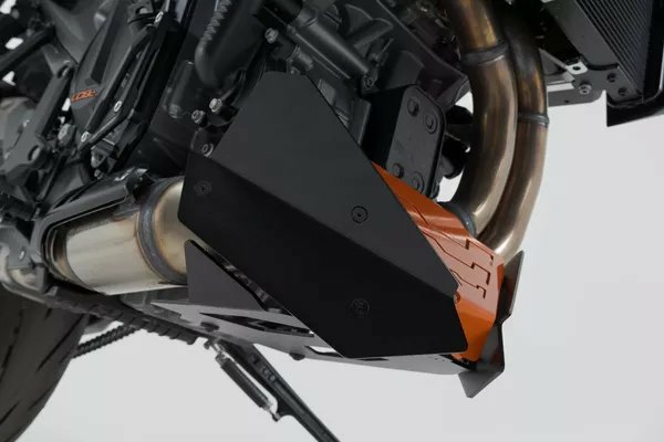 Front Spoiler Black, Orange -6