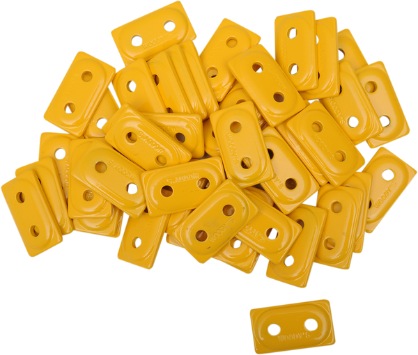 Double Digger® Aluminum Support Plates Yellow, 2, nordicamoto.ro