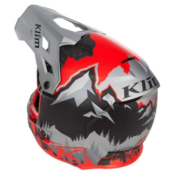 Casca Snowmobil Klim F3 Carbon ECE Wraith-50