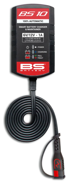 Smart Battery Charger & Maintainer Black-11