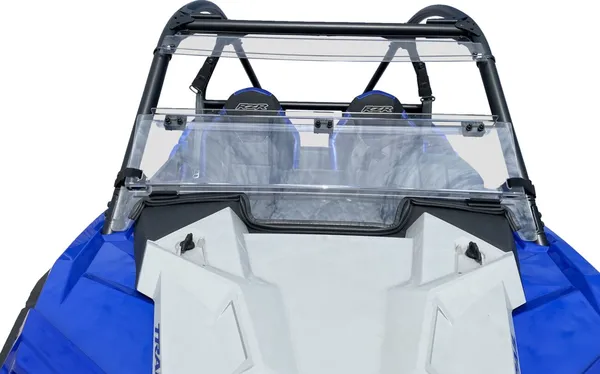 Deluxe Full Folding Windshield Clear -1