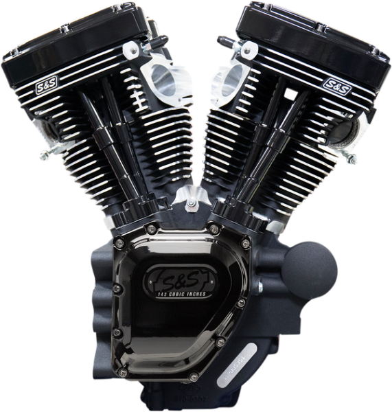 T143 Long-block Engine Black, 1, nordicamoto.ro