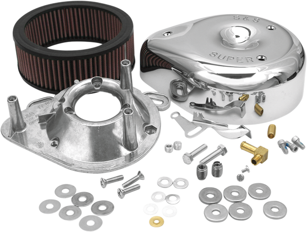Air Cleaner Kit Silver, 1, nordicamoto.ro