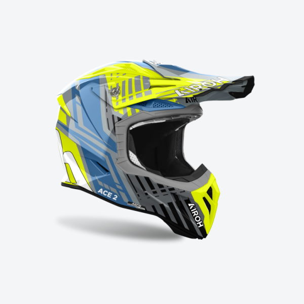 Casca Enduro Airoh Aviator Ace 2 Proud Blue/Red Gloss-4