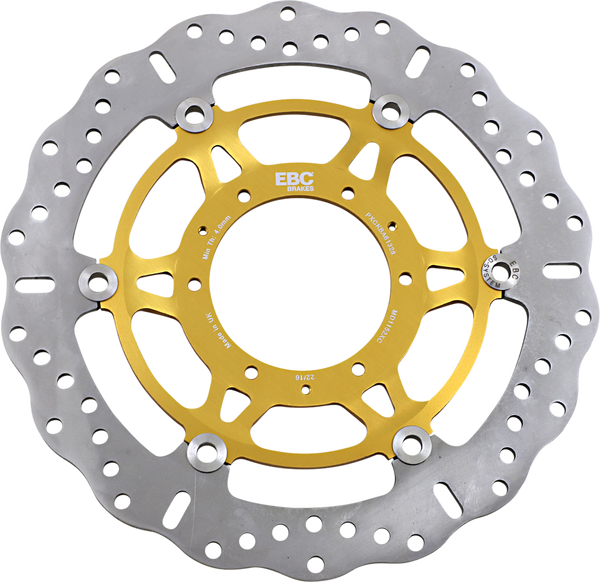 Pro-lite Xc Contour Brake Rotor Gold, Silver, 1, nordicamoto.ro