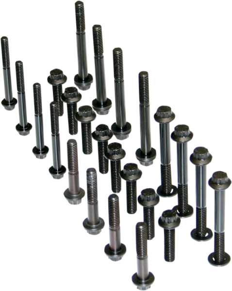 12-point Engine Fastener Kit Black, 1, nordicamoto.ro