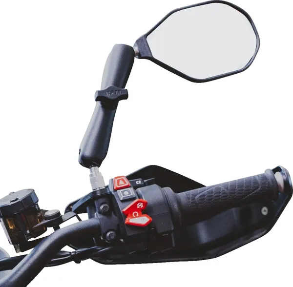 Tough-mirror Right Mirror With Ball Black -1
