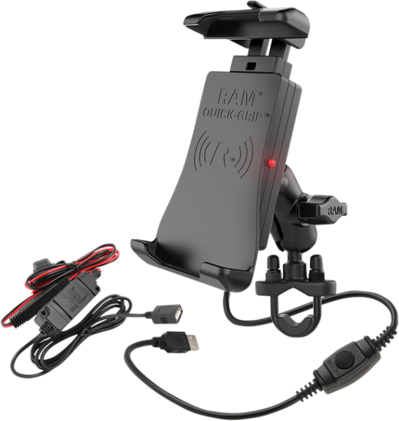 Quick-grip Waterproof Wireless Charging Mount Black -4777b732f46b331e55402166a648793e.webp
