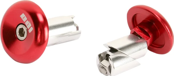 Aluminum Handlebar End Plug Red