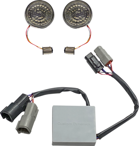 Smart Led 1157 Bullet Turn Signals With Controller Amber, Red, 3, nordicamoto.ro