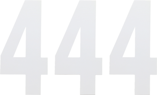 Standard Numbers White, 3, nordicamoto.ro