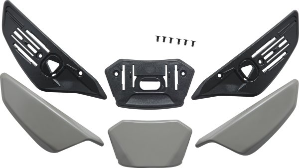 Accesoriu ventilație superioară cască SHOEI JCR3 Gri inchis-0