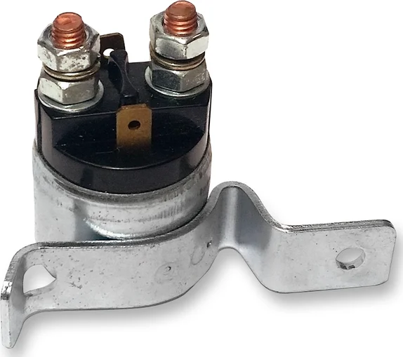 Starter Solenoid Black, Unfinished, 1, nordicamoto.ro
